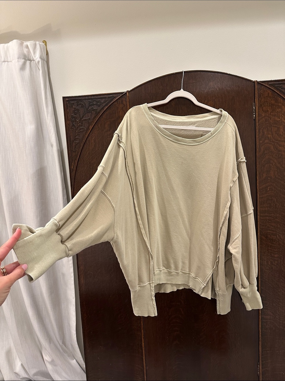 Free People Oversized Sweatshirt